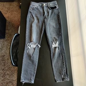 H&M Grey Mom Jeans Sz 6